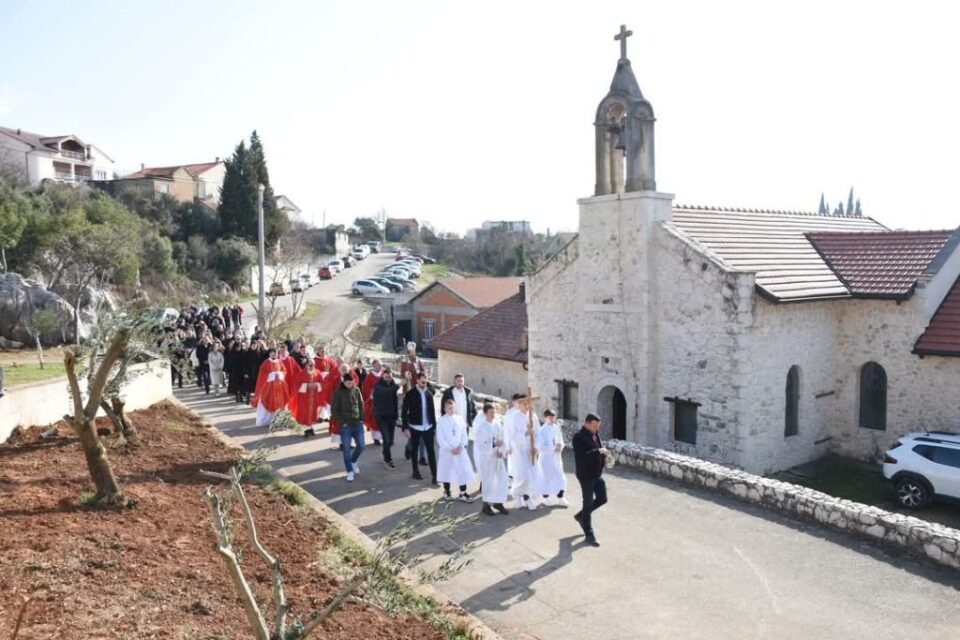 Proslava sv. Blaža u župi Gradnići u Brotnju