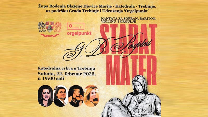 Izvedba kantate “Stabat Mater Dolorosa” u Trebinju