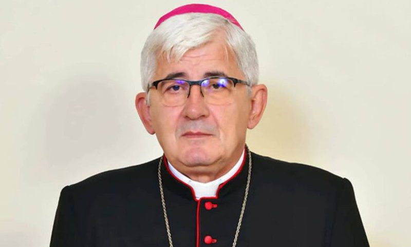 Čestitka biskupa Majića provincijalu fra Zdravku Dadiću