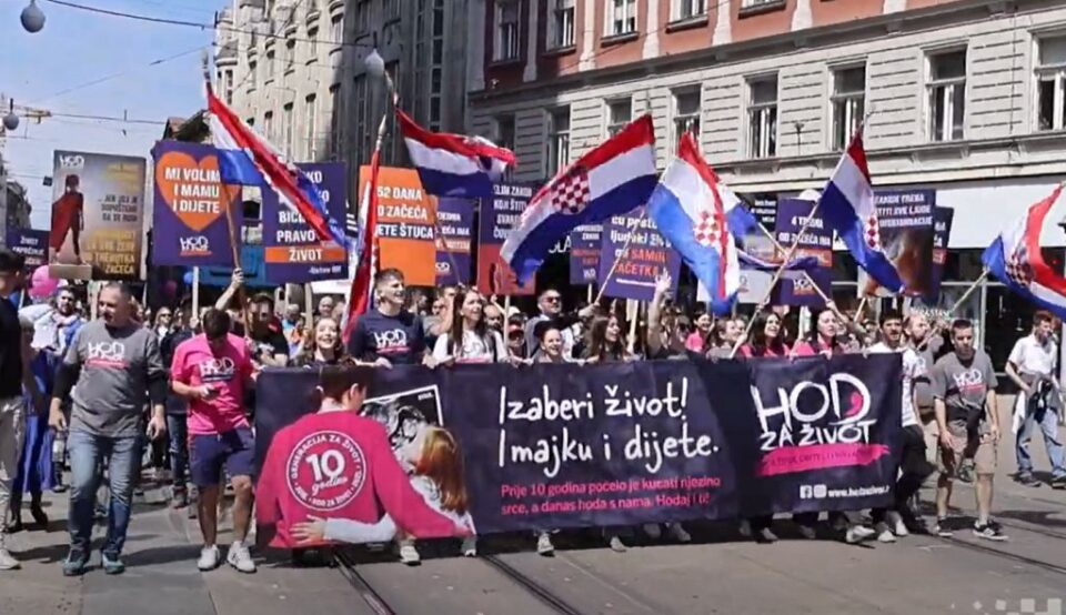Održan deseti Hod za život u Zagrebu