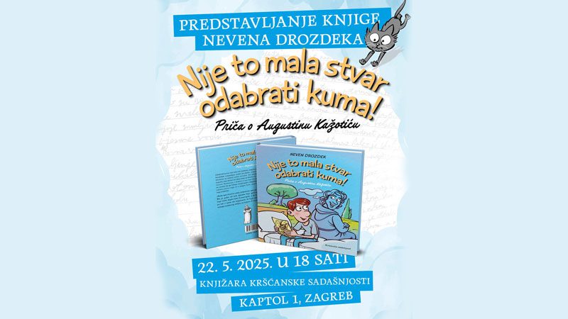 Predstavljanje knjige Nevena Drozdeka: ‘Nije to mala stvar odabrati kuma’