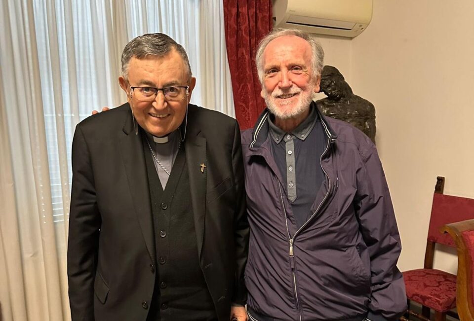 Susret kardinala Puljića i moliškog Hrvata don Benita Giorgetta