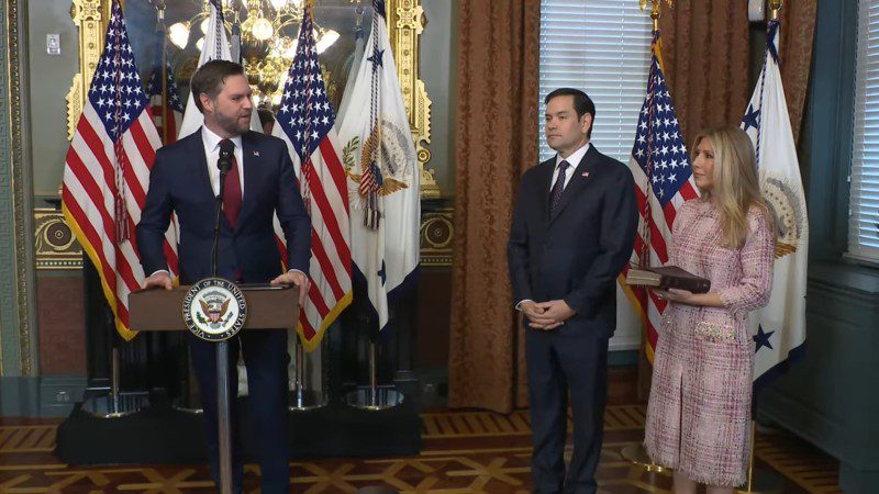 Američki potpredsjednik i državni tajnik dolaze na inauguracijsku misu Lava XIV.