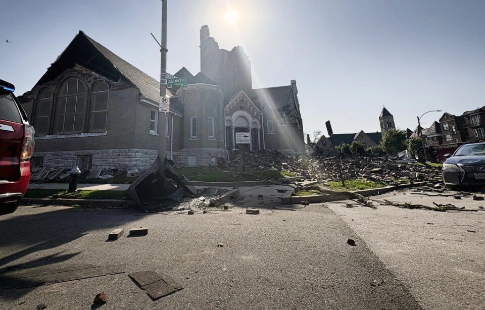 Tornado devastira sjeverne St. Louis, druge zajednice na Srednjem zapadu
