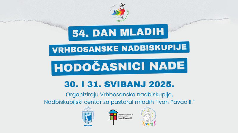 Poziv nadbiskupa Vukšića na Dan mladih Vrhbosanske nadbiskupije