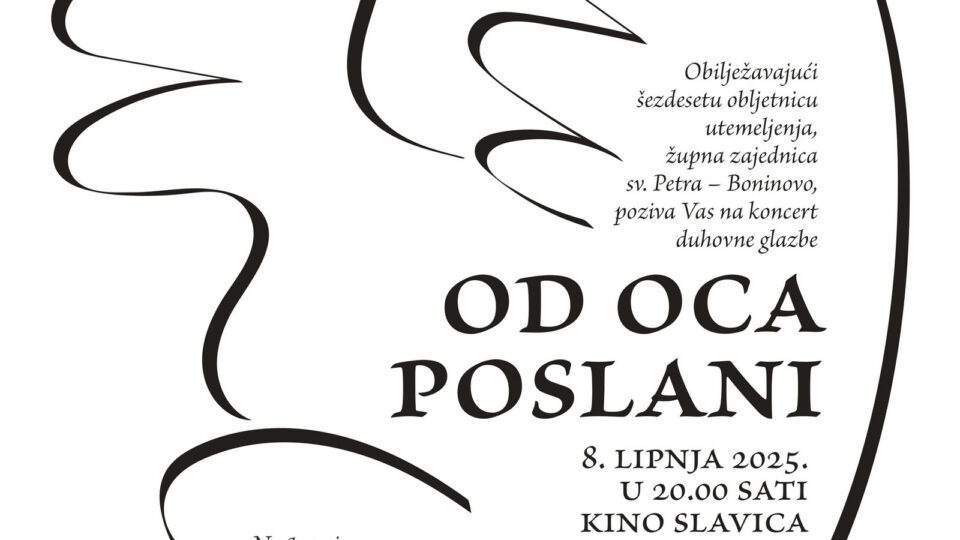 NAJAVA 8. 6. Koncert duhovne glazbe na Boninovu – Dubrovačka biskupija