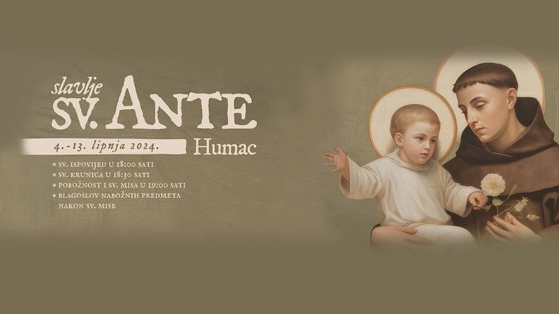 Devetnica sv. Anti na Humcu: Jubilarna godina ispunjena nadom i zahvalnošću
