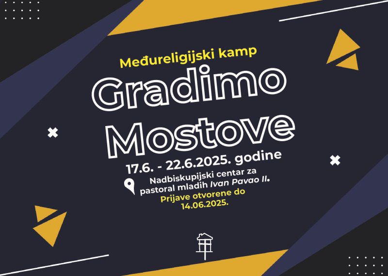 NCM „Ivan Pavao II.“ organizira međureligijski kamp za mlade pod „nazivom Gradimo Mostove“