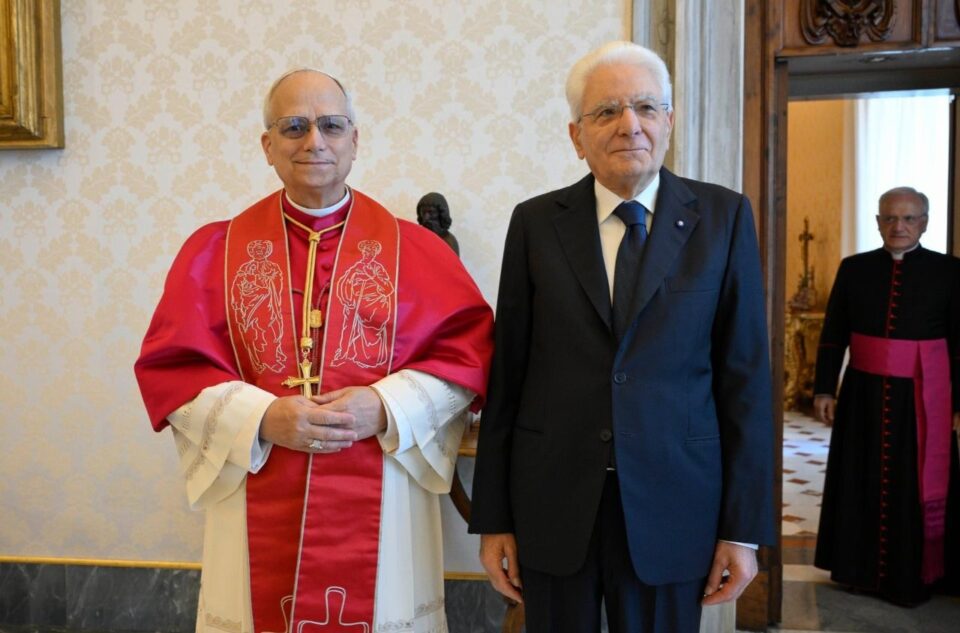 Papa Leo XIV sastaje se s talijanskim predsjednikom Mattarellom