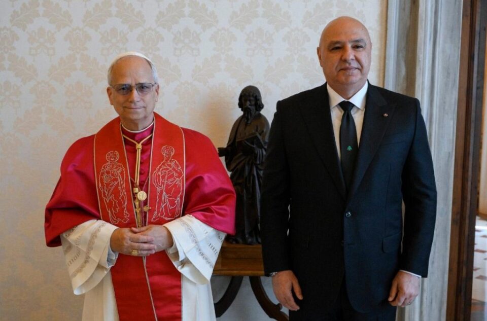 Papa Lav XIV. primio u audijenciju libanonskog predsjednika Josepha Aouna