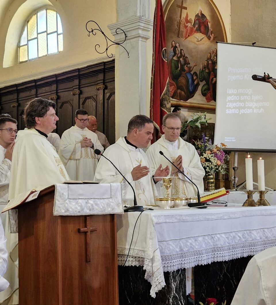 Mladomisničko slavlje vlč. Luke u Šišanu kod Pule  