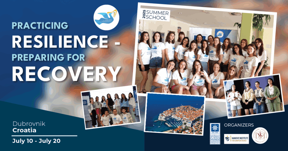 NAJAVA 10. – 20. 7. Ljetna škola “Practicing Resilience – Preparing for Recovery” – Dubrovačka biskupija