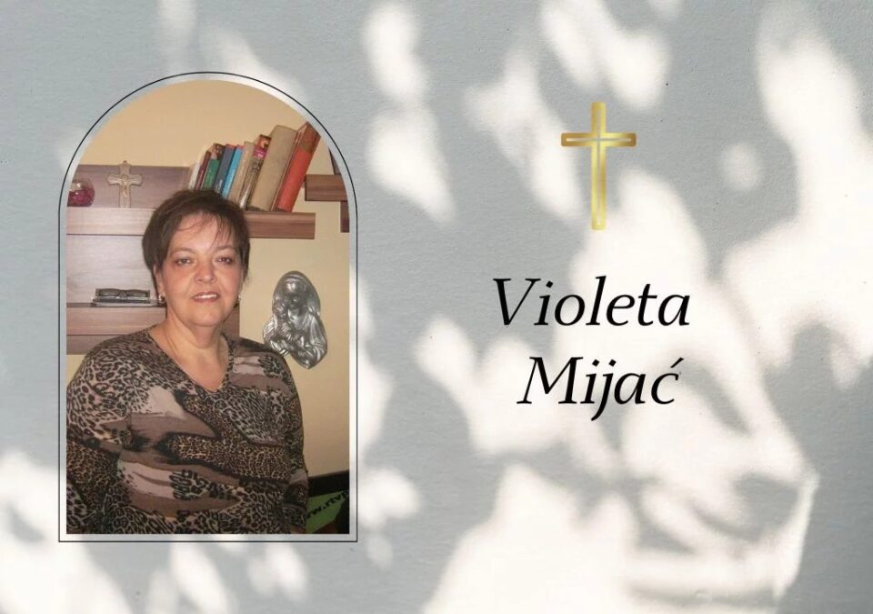 Preminula Violeta Mijać, majka vrhbosanskog svećenika vlč. Ivana