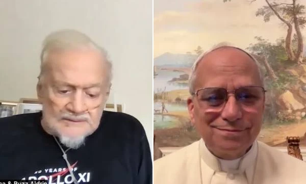 Papa Leo XIV označava godišnjicu slijetanja mjeseca s pozivom u američki astronaut buzz aldrin