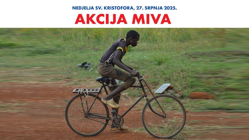 Akcija MIVA 2025.: „Moj dar slavi Boga za sve prijeđene kilometre“