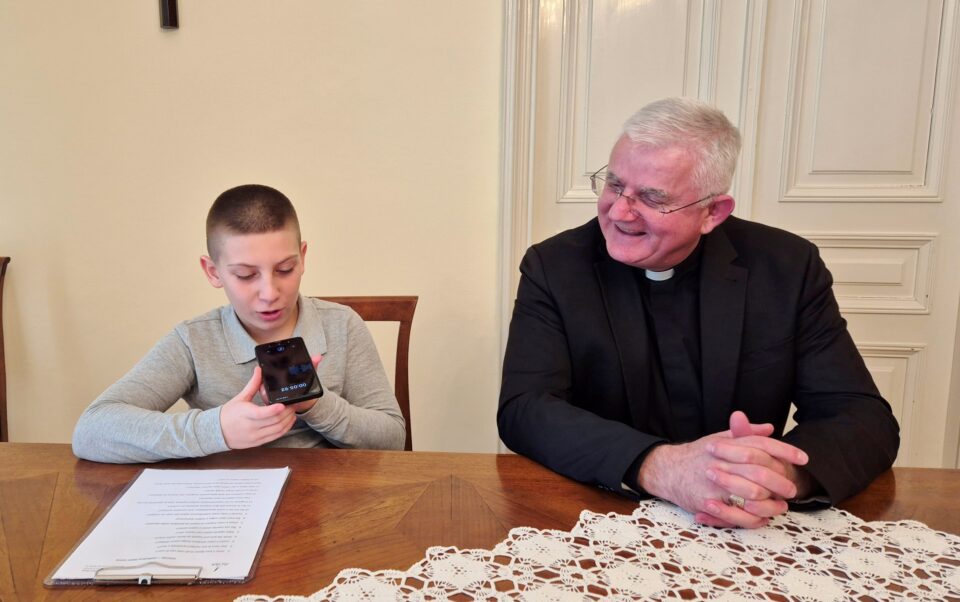 Mladi novinari u gostima kod riječkog nadbiskupa – Riječka nadbiskupija