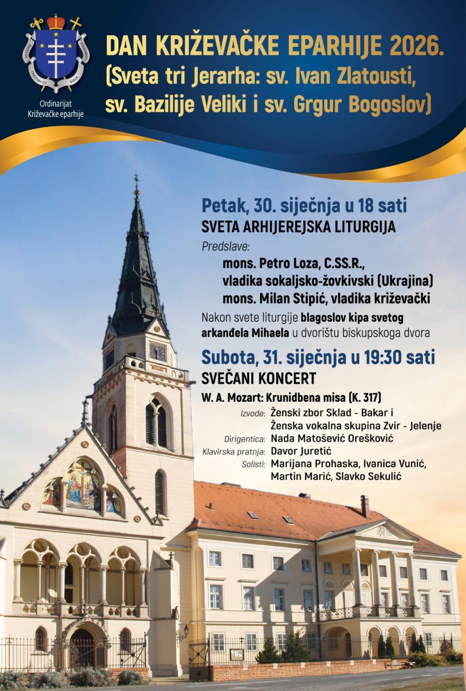 KRIŽEVAČKA EPARHIJA S DANOM EPARHIJE ZAPOČINJE PRIPRAVNU GODINU ZA 250. JUBILEJ SVOGA OSNUTKA